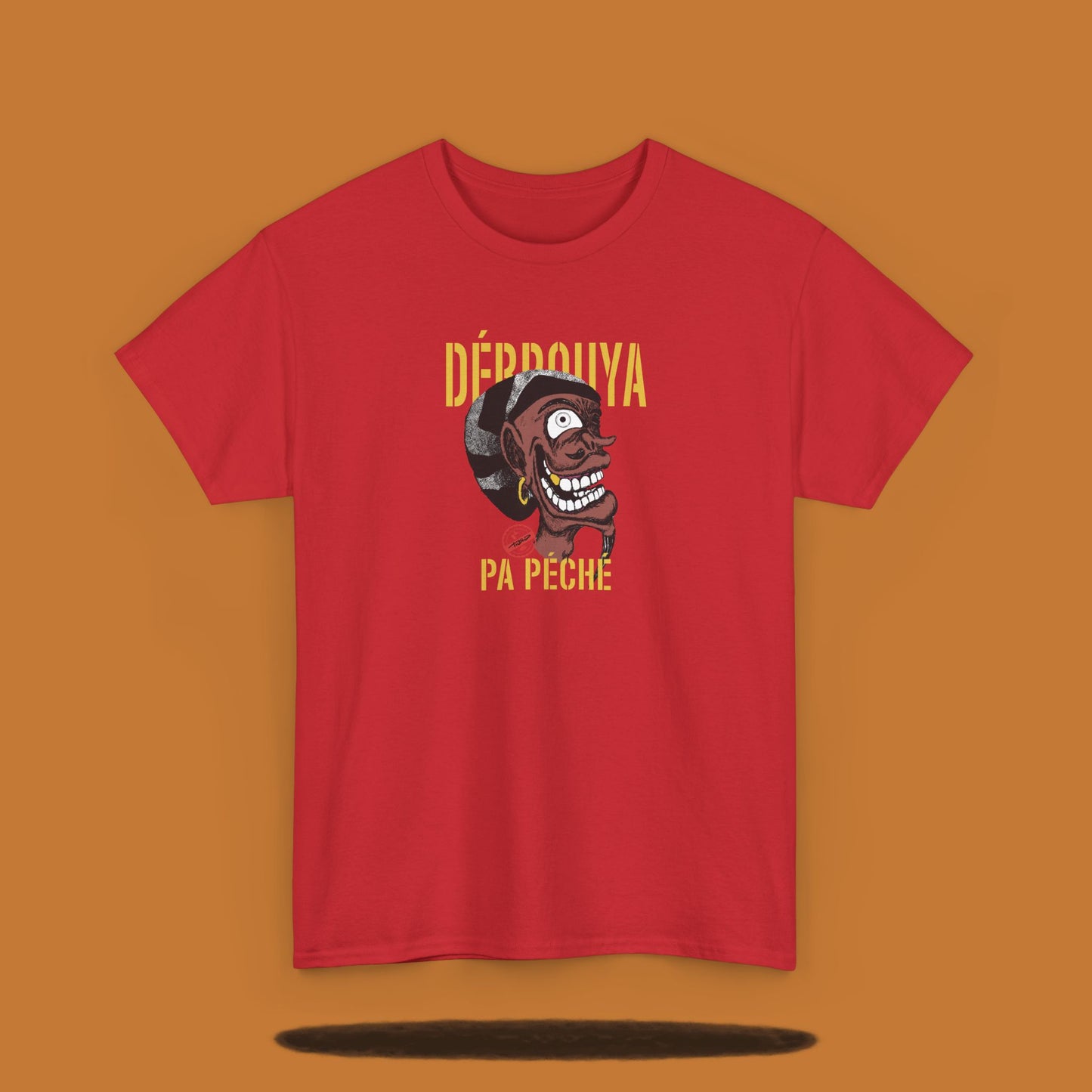 Tee-shirt imprimé Débrouya pa péché