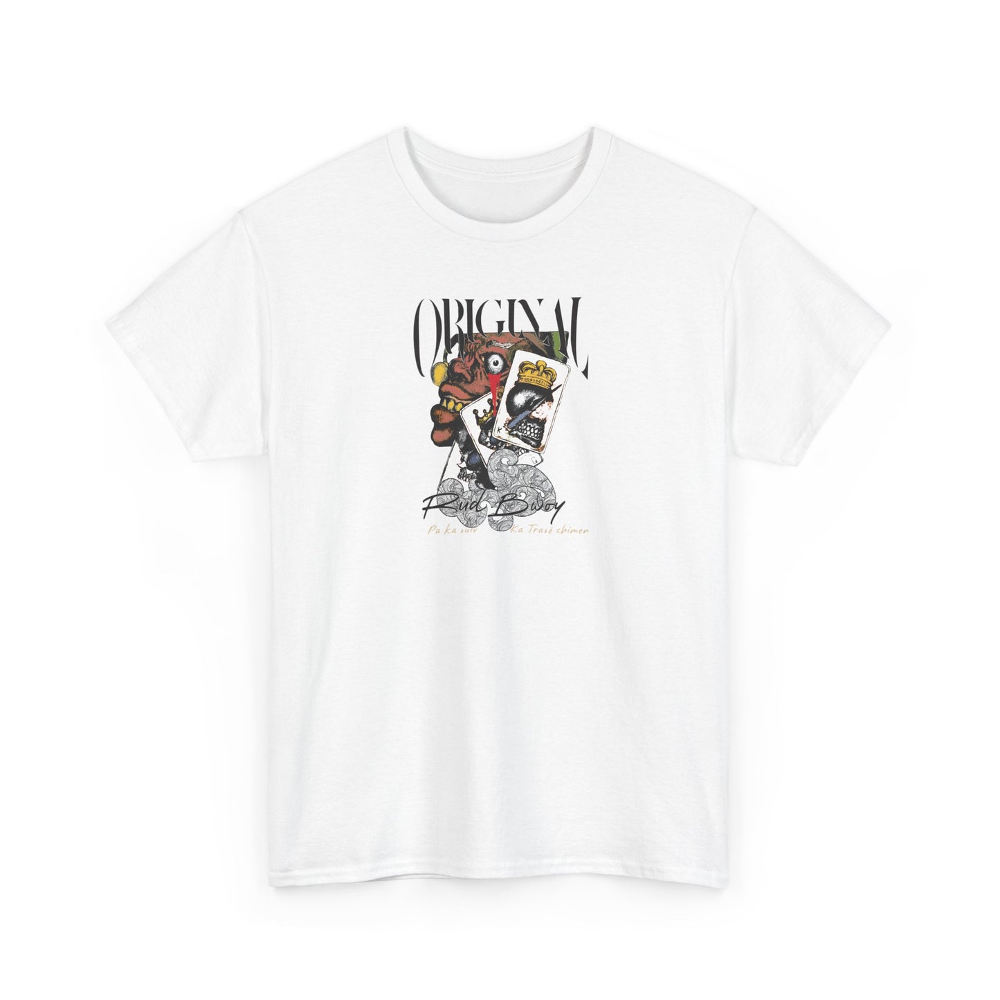 T-Shirt — "Original rud’bwoy" Graphic Tee