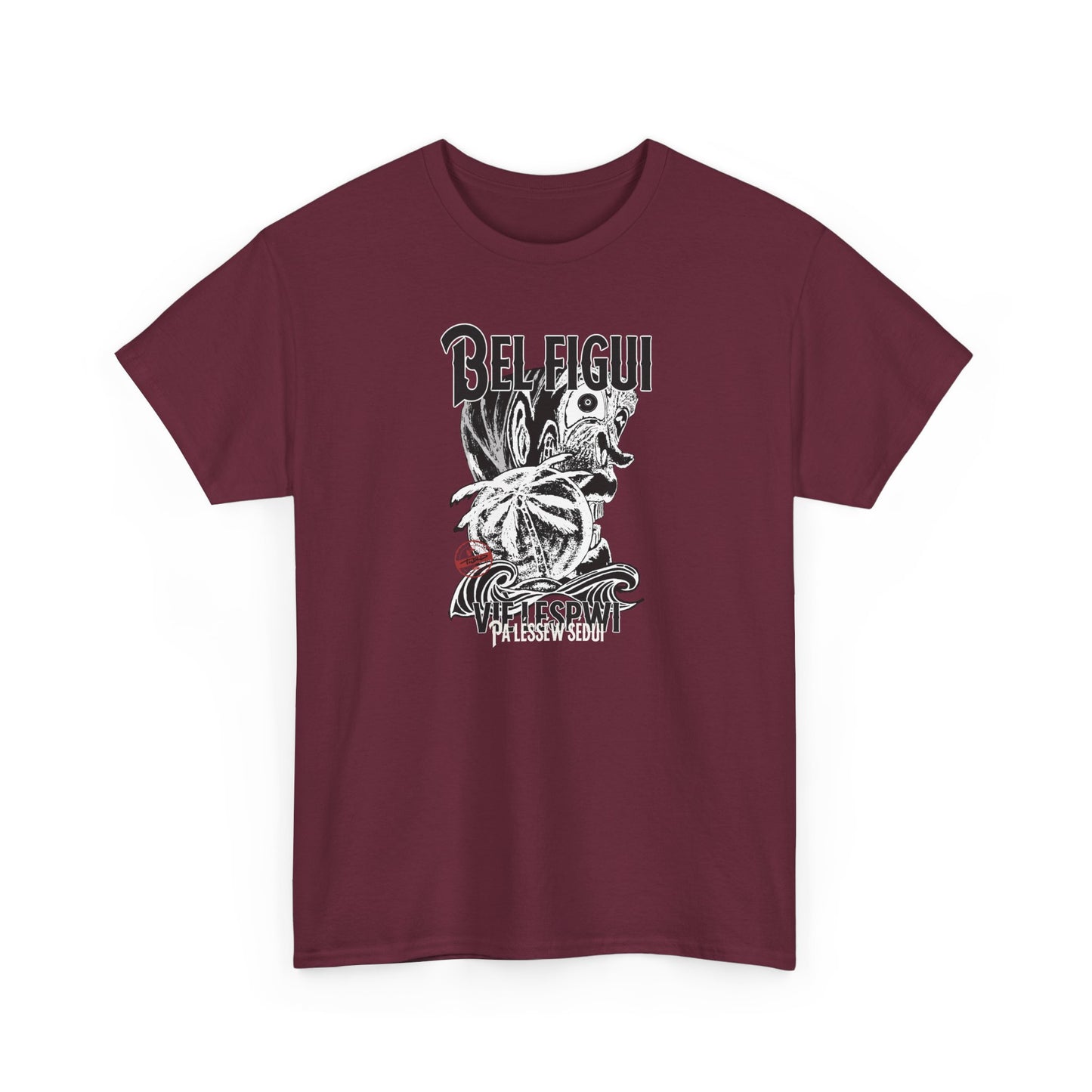 T-Shirt — "Bel figui, viè lespwi, pa lésséw sédui" Graphic Tee