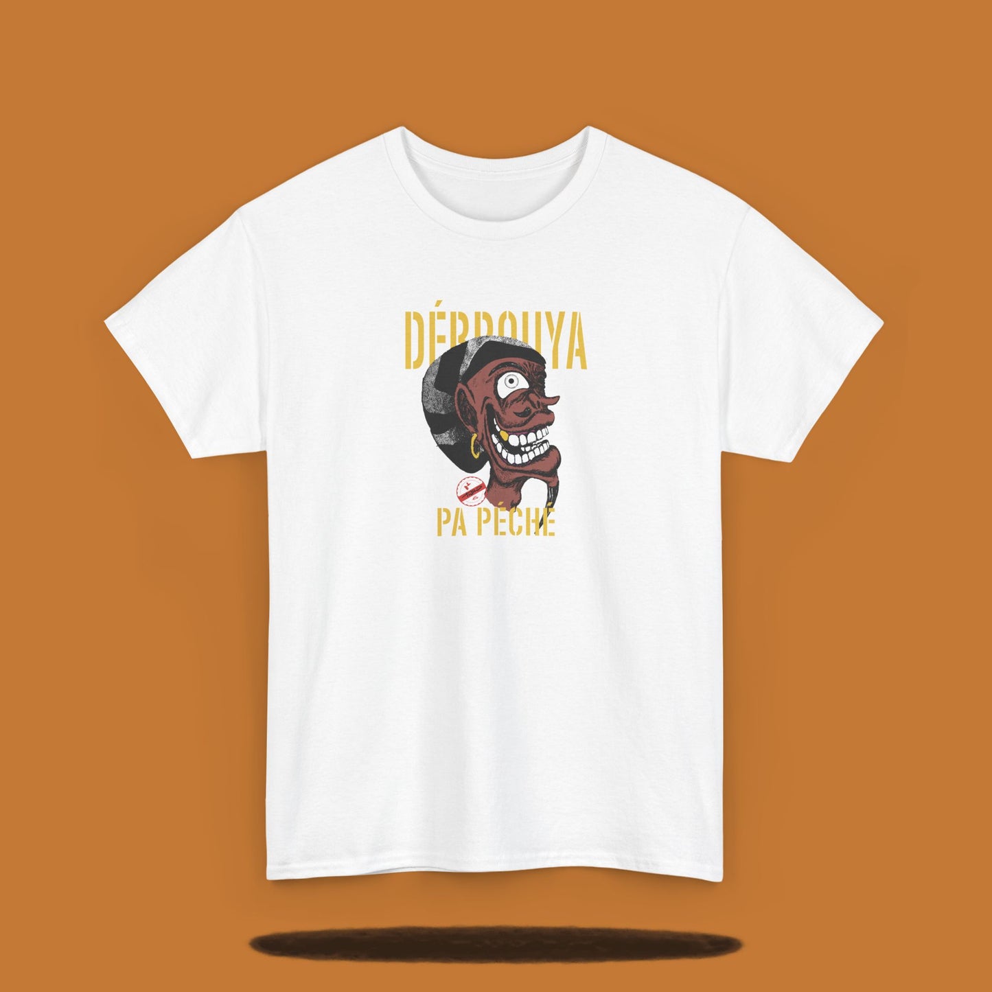 Tee-shirt imprimé Débrouya pa péché