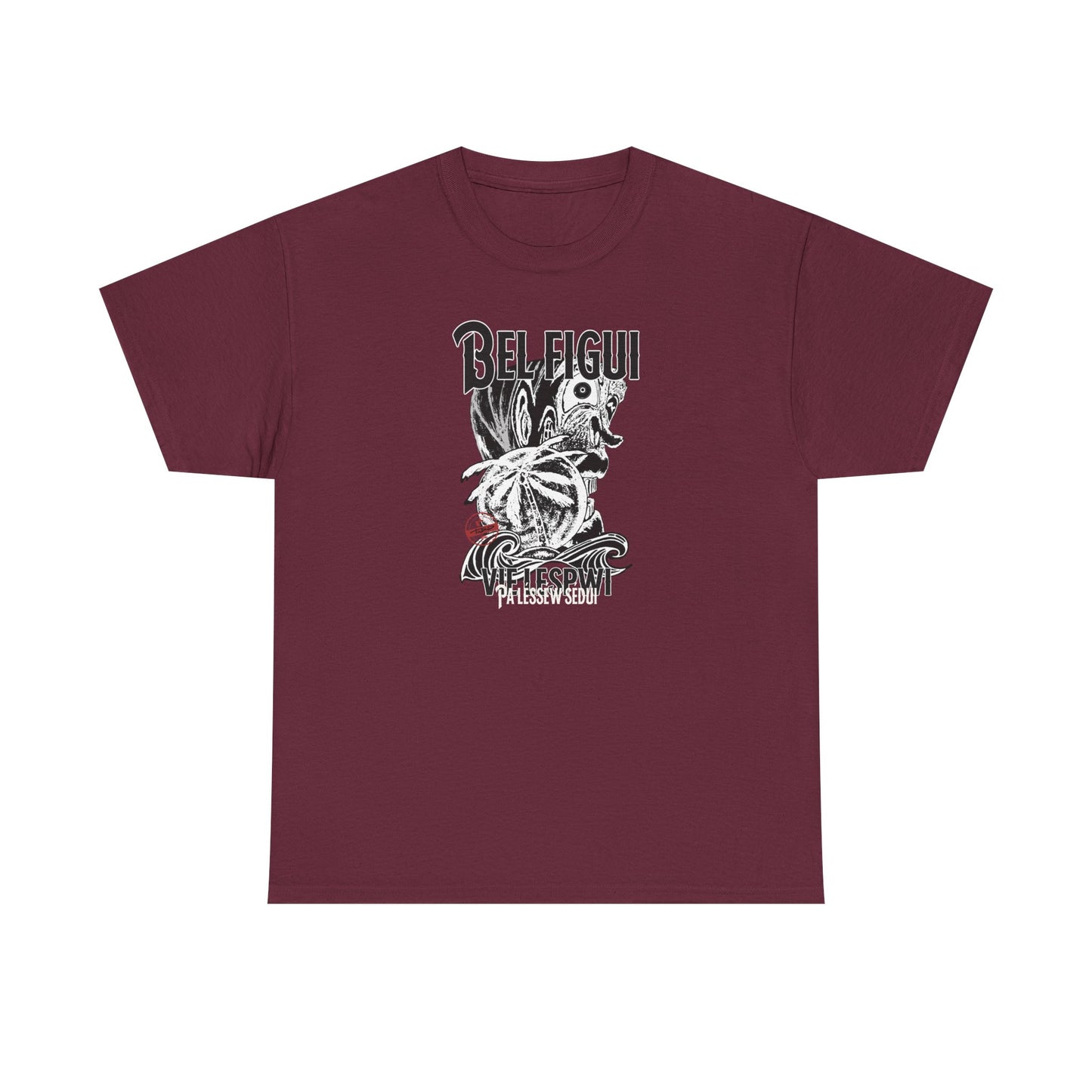 T-Shirt — "Bel figui, viè lespwi, pa lésséw sédui" Graphic Tee