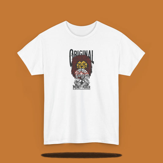 Tee-shirt imprimé Original Money Maker tèt frèt, poch plen