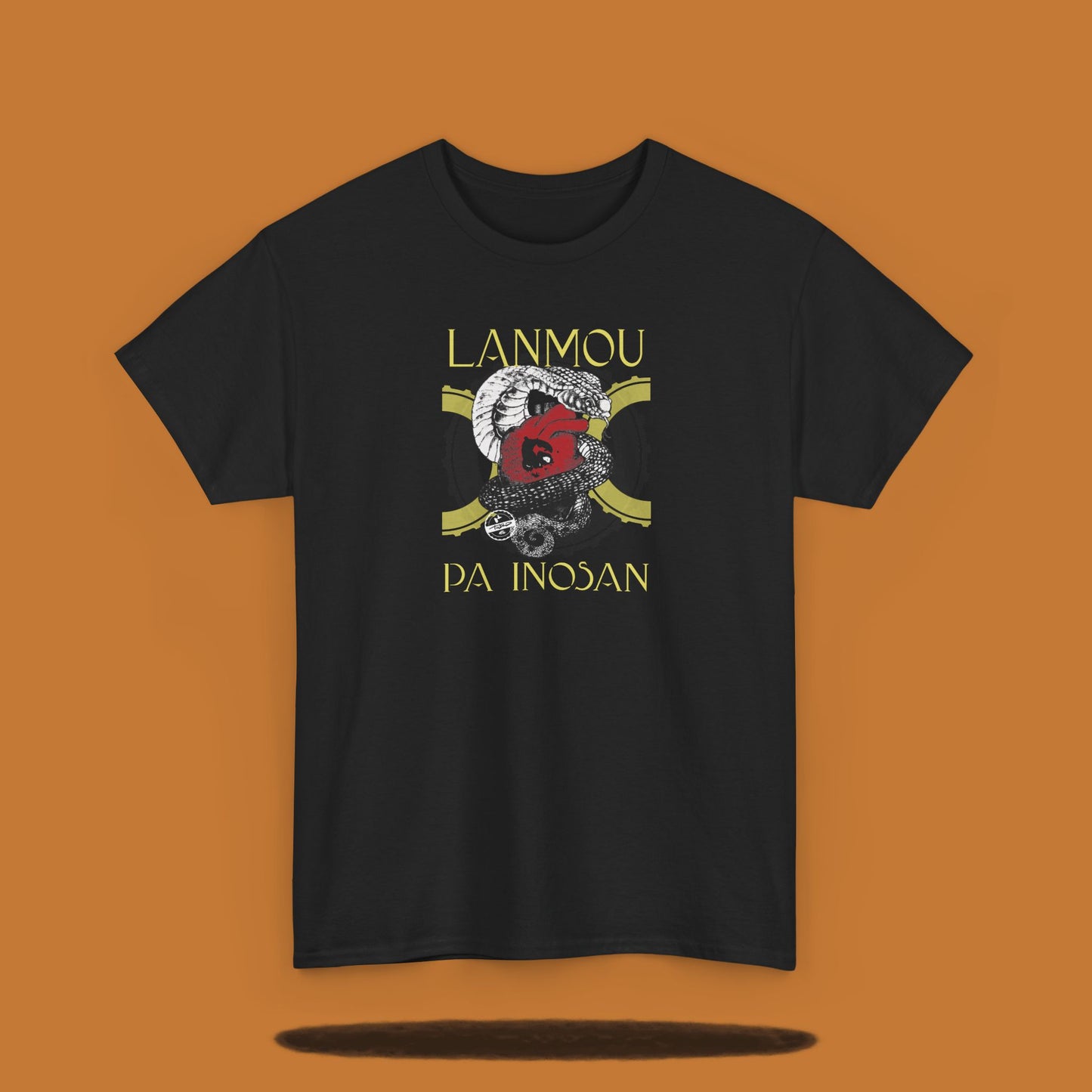 Tee-shirt imprimé Lanmou Pa Inosan