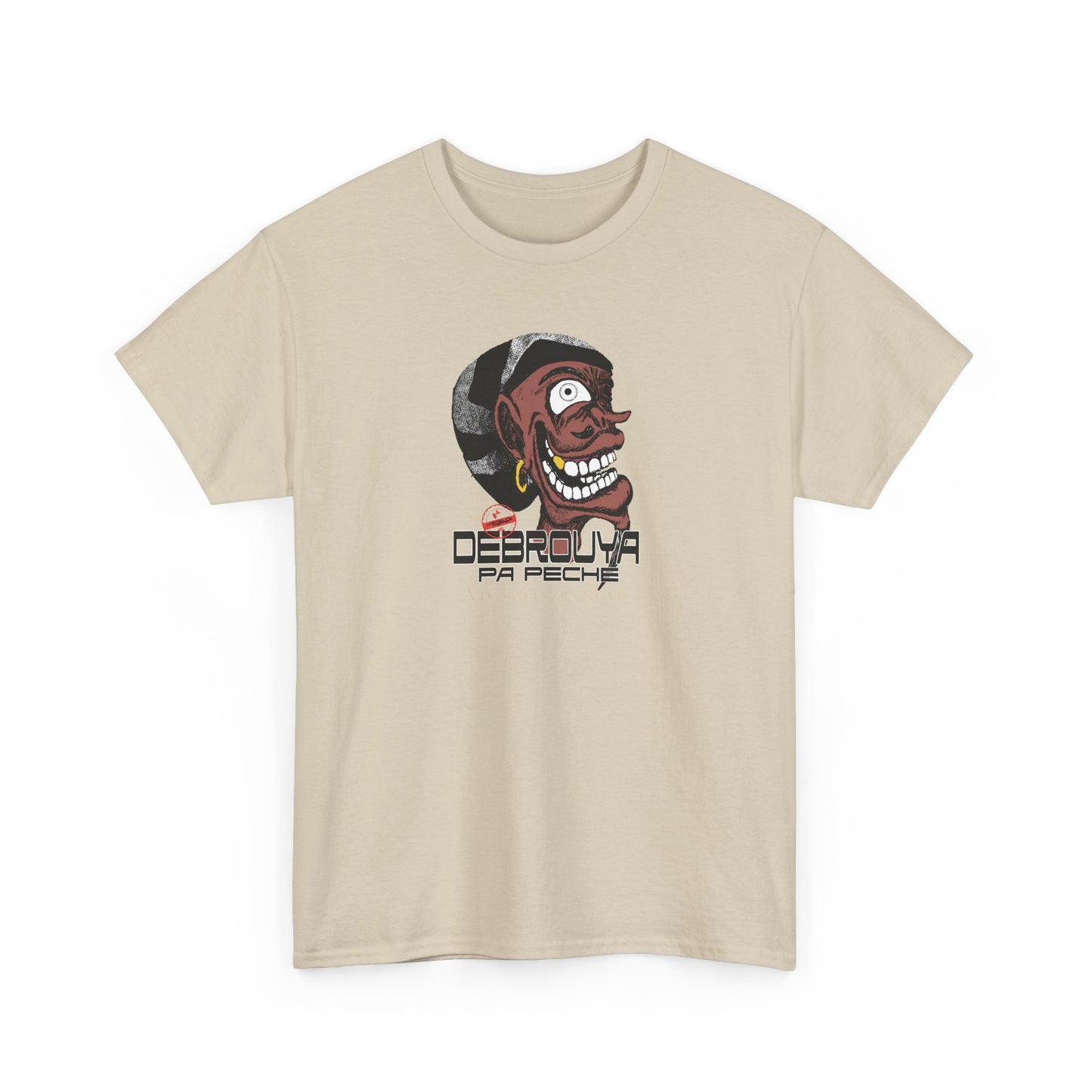 T-Shirt — "Debrouya pa péché" Graphic Tee