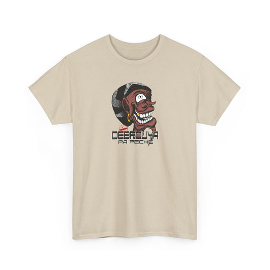 T-Shirt — "Debrouya pa péché" Graphic Tee