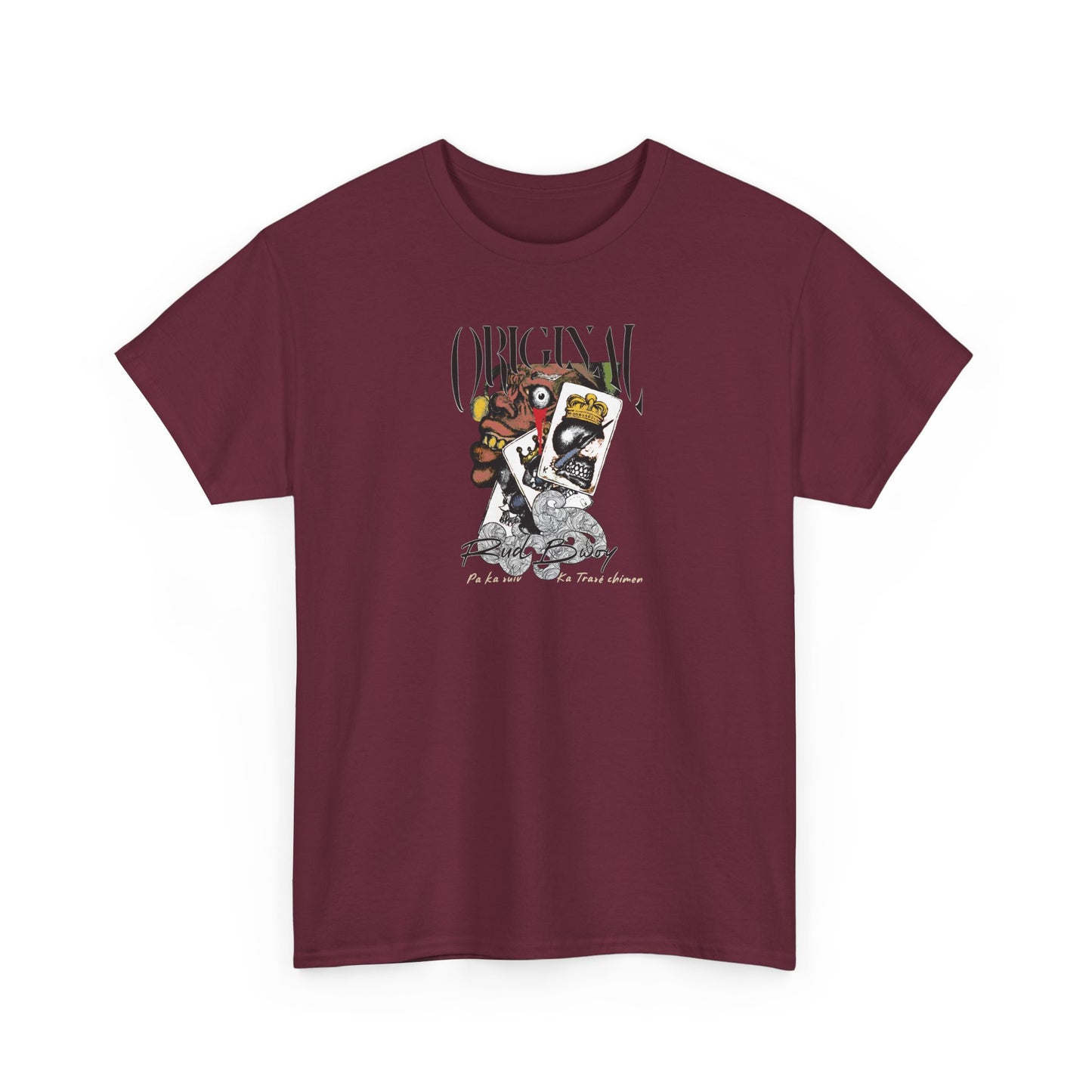 T-Shirt — "Original rud’bwoy" Graphic Tee