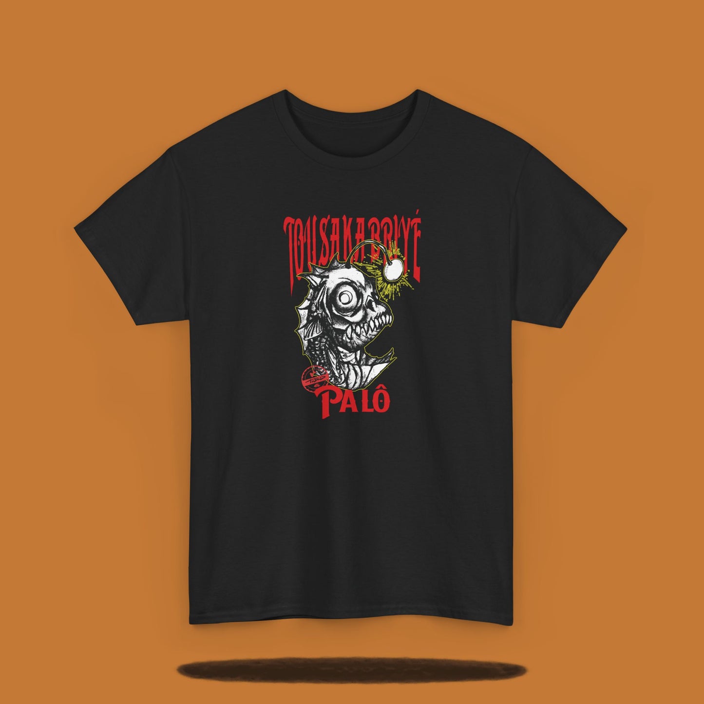 Tee-shirt imprimé Tou sa ka briyé Pa lô