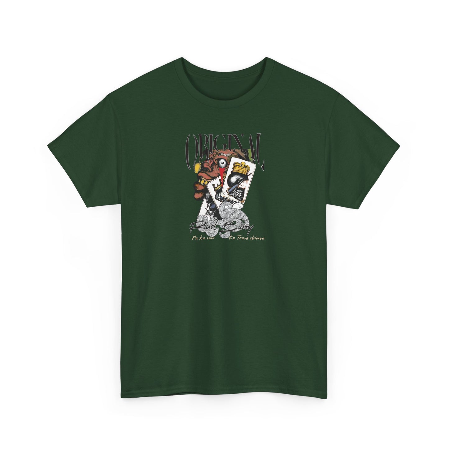 T-Shirt — "Original rud’bwoy" Graphic Tee