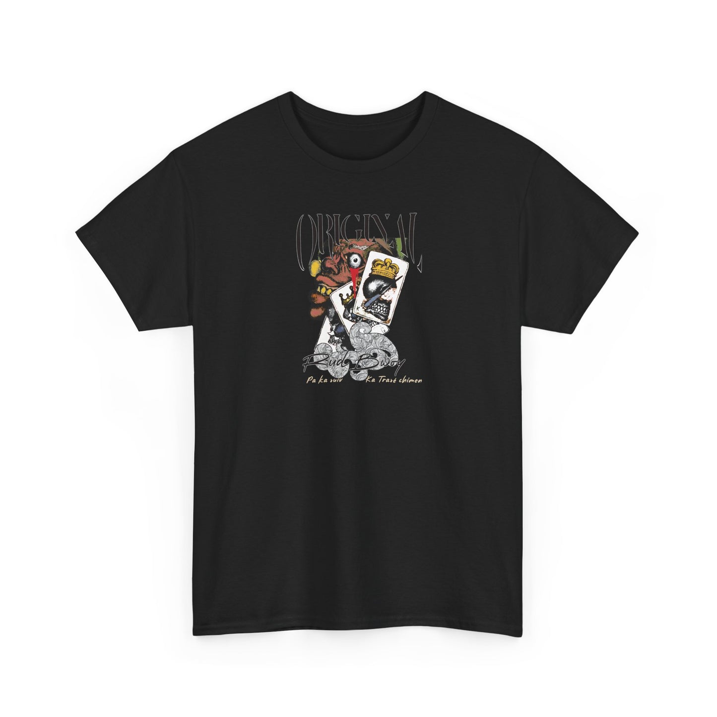 T-Shirt — "Original rud’bwoy" Graphic Tee
