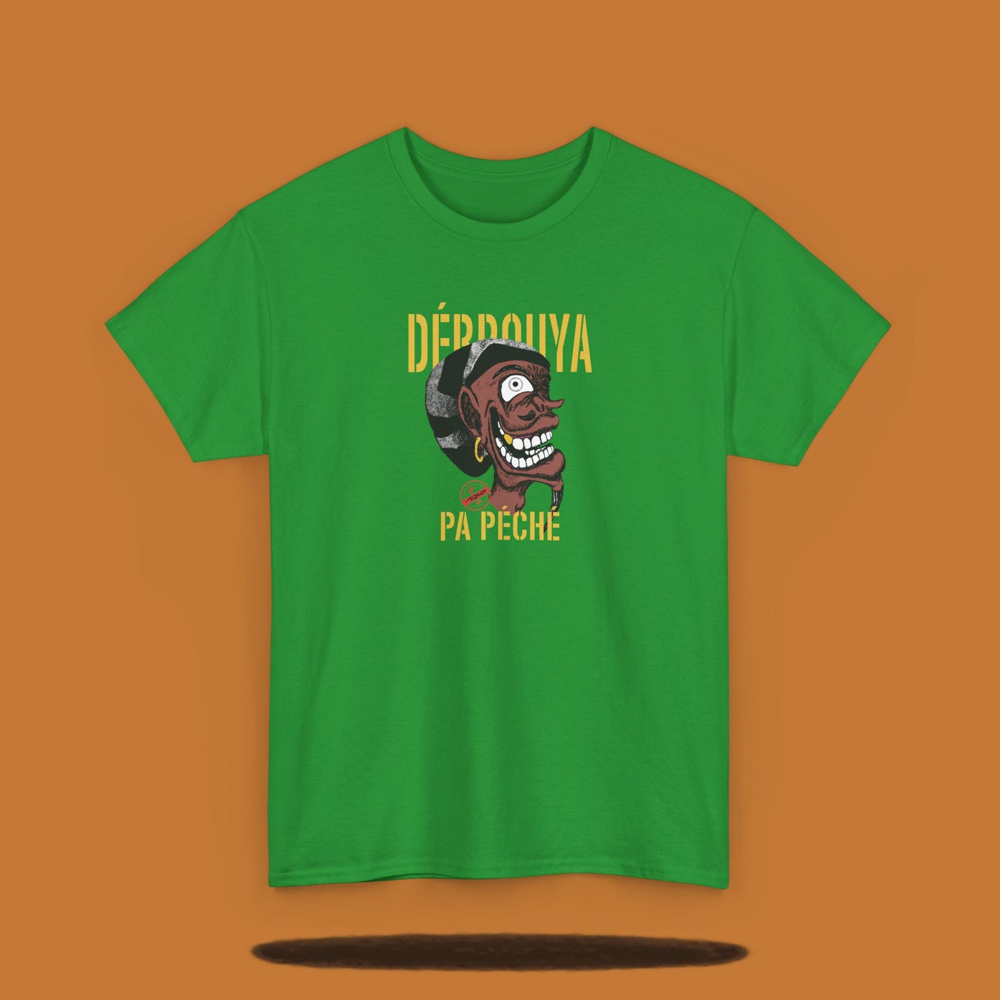 Tee-shirt imprimé Débrouya pa péché