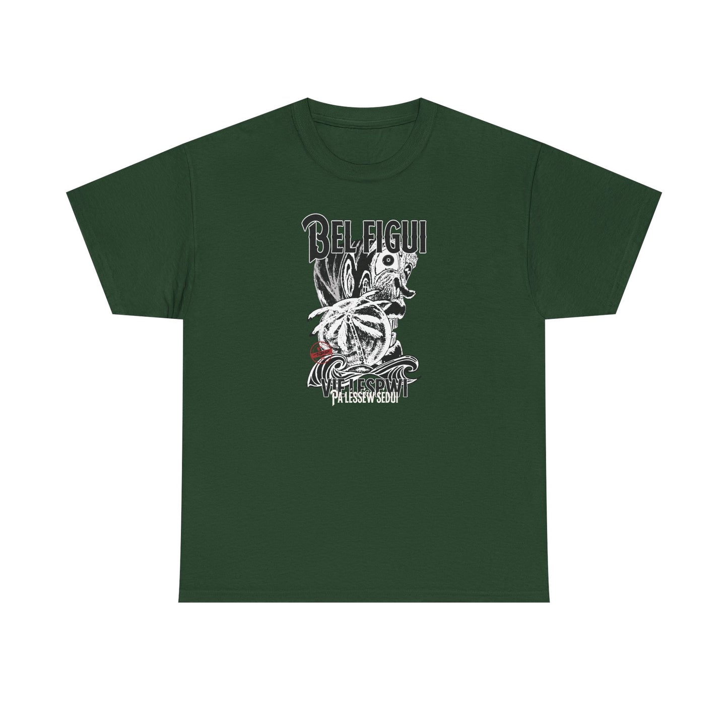 T-Shirt — "Bel figui, viè lespwi, pa lésséw sédui" Graphic Tee