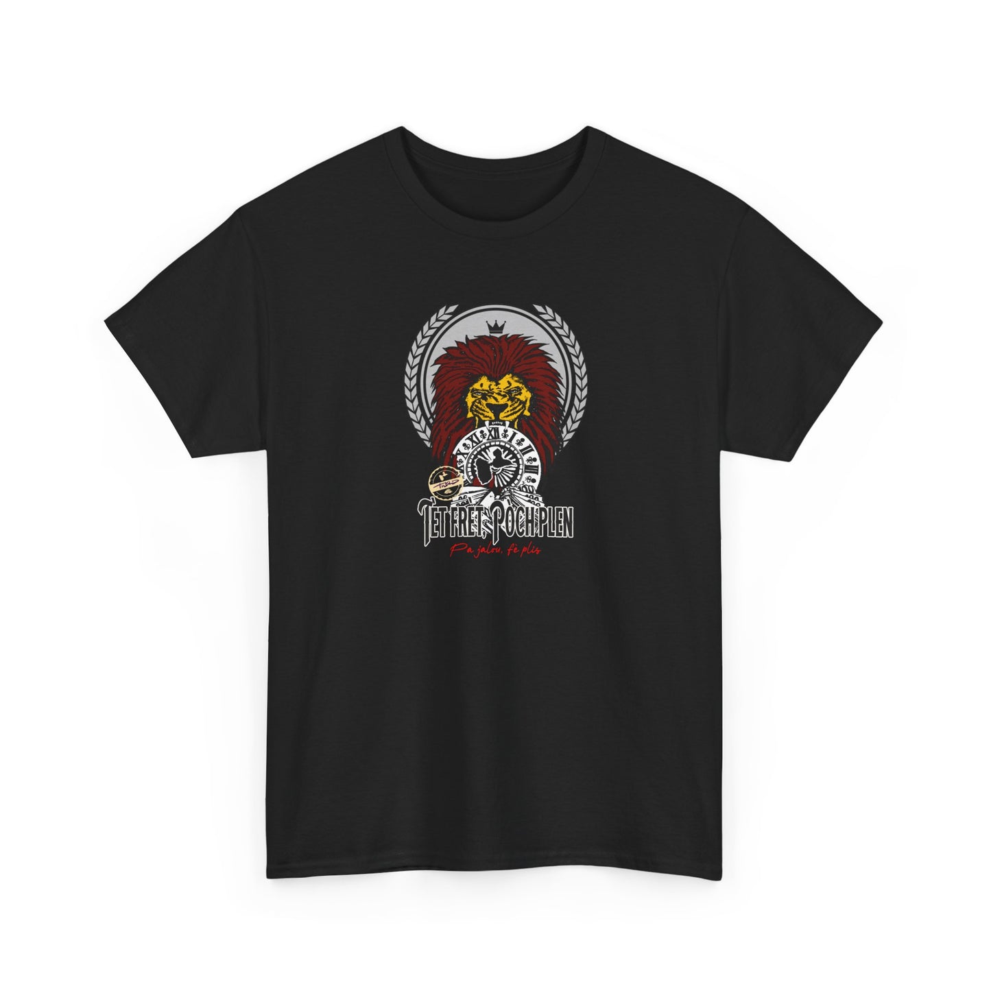 T-shirt — ‘’ tèt frèt, poch plen’’ graphic tee