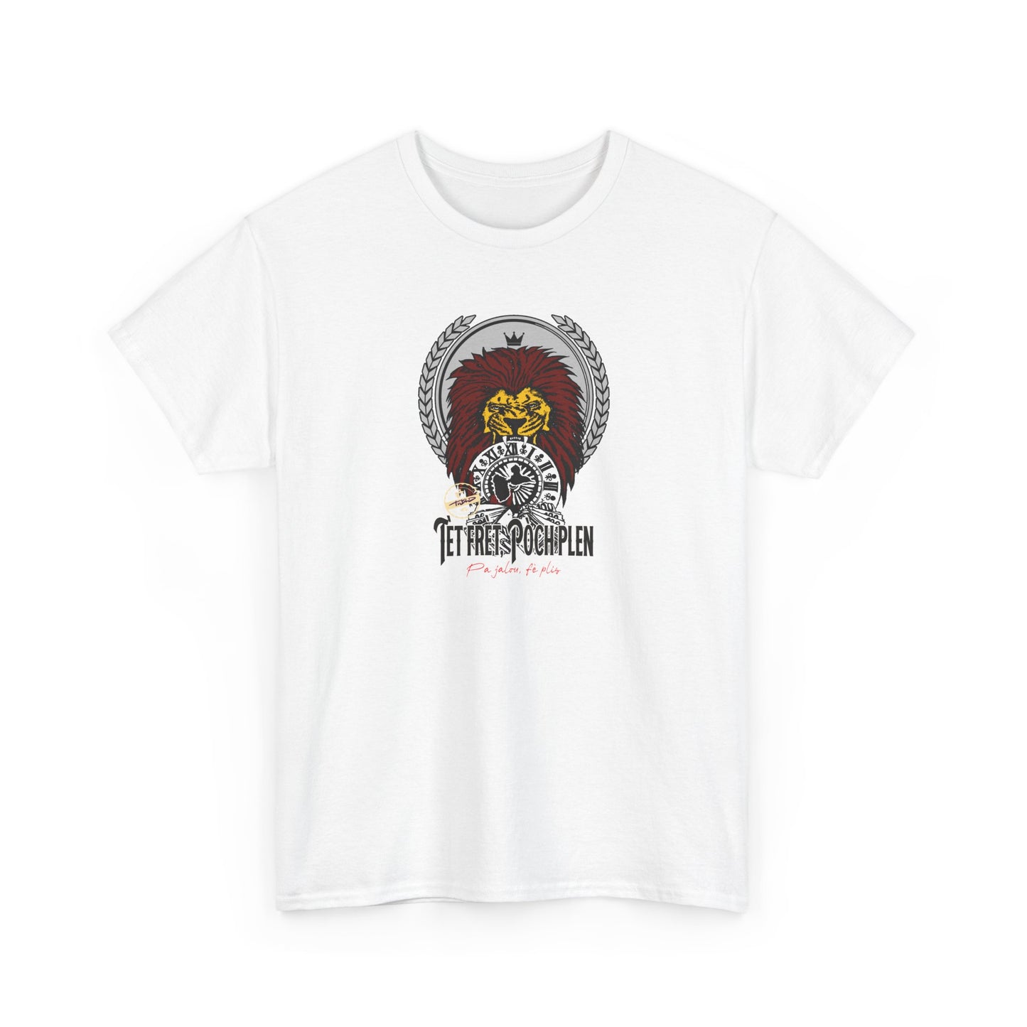 T-shirt — ‘’ tèt frèt, poch plen’’ graphic tee