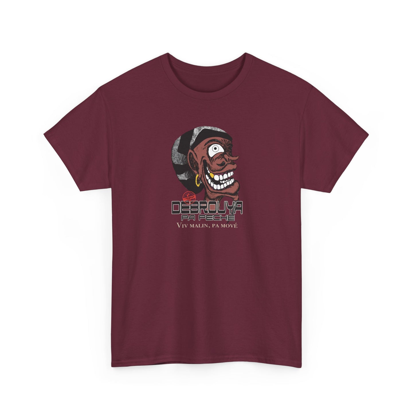 T-Shirt — "Debrouya pa péché" Graphic Tee