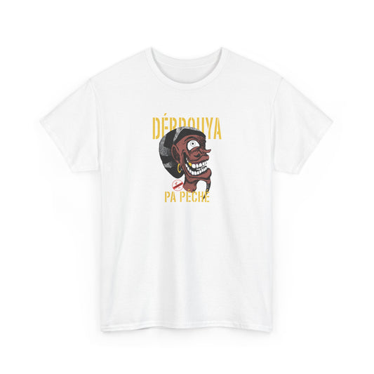 T-Shirt — "Debrouya pa péché" Graphic Tee
