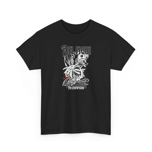 T-Shirt — "Bel figui, viè lespwi, pa lésséw sédui" Graphic Tee