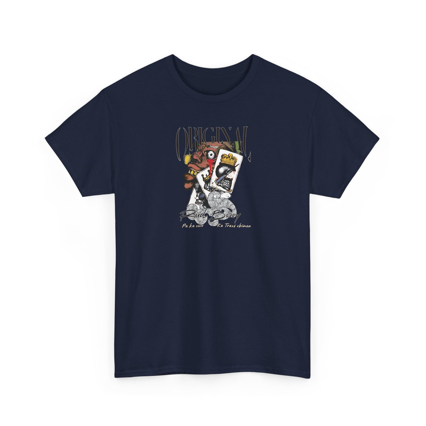 T-Shirt — "Original rud’bwoy" Graphic Tee