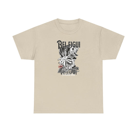 T-Shirt — "Bel figui, viè lespwi, pa lésséw sédui" Graphic Tee